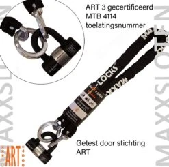 Maxx-Locks Naseby Scooterslot / Brommerslot ART 3 Kettingslot + Loop - 100cm -BOl Winkel 1200x1189 10
