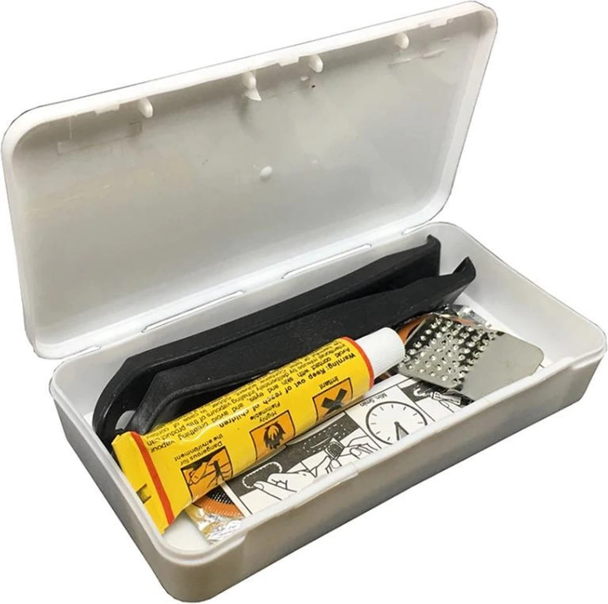 Fiets Reparatieset - Banden Plak Set Fiets - Multitool Fiets Gereedschap - Bandenreparatie- Reparatiedoos - Fietsband Reparatie 4 Fiets Reparatieset - Banden Plak Set Fiets - Multitool Fiets Gereedschap - Bandenreparatie- Reparatiedoos - Fietsband Reparatie - Afbeelding 2