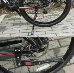 Ekkong - Fietsstandaard Enkel 26 Cm Zijstandaard Aluminium Roestvrij Fiets Mountainbikes Makkelijk - Mountainbike Standaard Universeel - MTB Kickstand -BOl Winkel 1200x1193 3