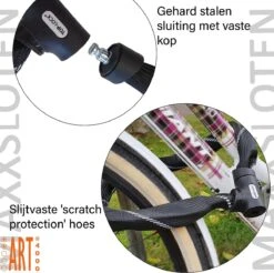 Maxx-Locks Twizel Fietsslot ART 2 | 140 Cm Kettingslot | Gehard Staal | Zwart | Slot E-Bike / Fiets 13 Maxx-Locks Twizel Fietsslot ART 2 | 140 Cm Kettingslot | Gehard Staal | Zwart | Slot E-Bike / Fiets -BOl Winkel 1200x1195 10