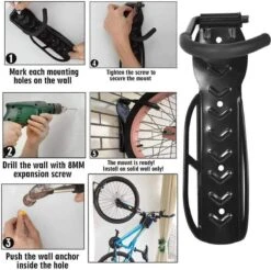 QualityB4Quantity Fietshaak 30kg Draagbaar- Muurhaak - Ophangbeugel - INCLUSIEF Montage Materiaal -BOl Winkel 1200x1195 11