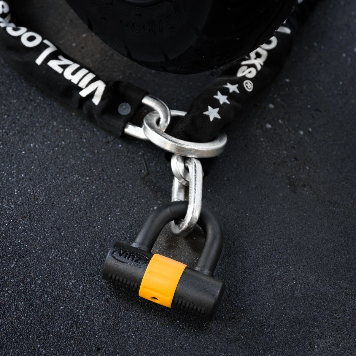 VINZ Kungur ART 3 Kettingslot 100 Cm / Fietsslot / Scooterslot / Motorslot / Schijfremslot 7 VINZ Kungur ART 3 Kettingslot 100 Cm / Fietsslot / Scooterslot / Motorslot / Schijfremslot - Afbeelding 5