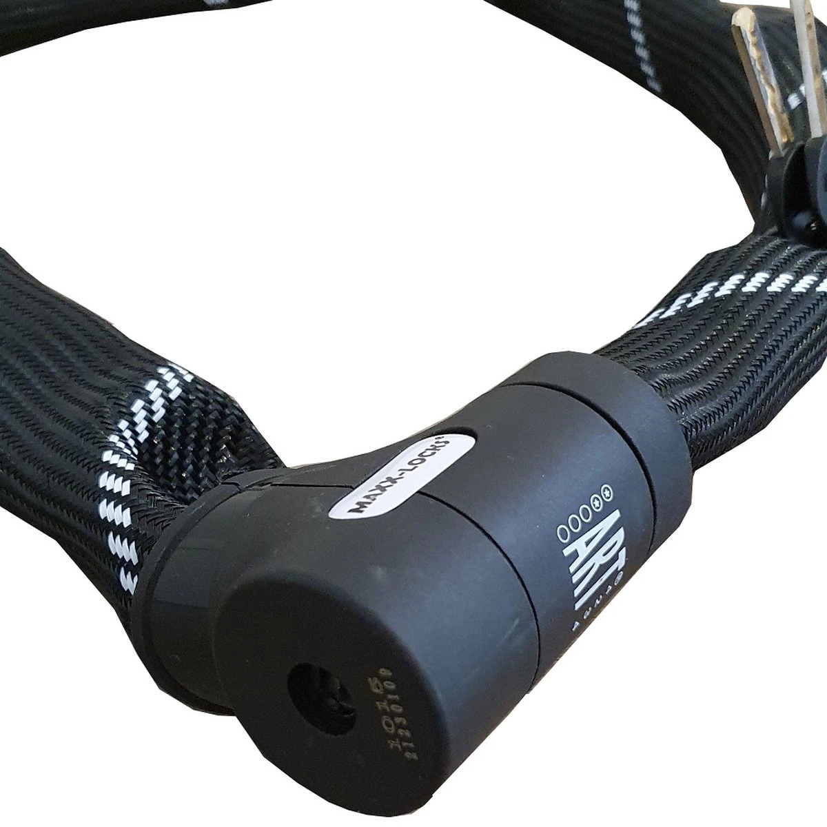 Maxx-Locks Twizel Fietsslot ART 2 | 140 Cm Kettingslot | Gehard Staal | Zwart | Slot E-Bike / Fiets 4 Maxx-Locks Twizel Fietsslot ART 2 | 140 Cm Kettingslot | Gehard Staal | Zwart | Slot E-Bike / Fiets - Afbeelding 2