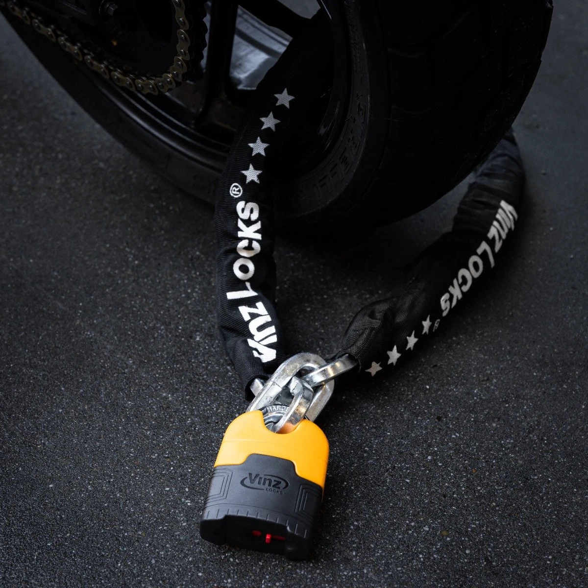 VINZ Makalu Motorslot / Kettingslot / Scooterslot ART 4 Gecertificeerd - 180 Cm Ketting - Dikte Schakels: 10,5mm 8 VINZ Makalu Motorslot / Kettingslot / Scooterslot ART 4 Gecertificeerd - 180 Cm Ketting - Dikte Schakels: 10,5mm - Afbeelding 6