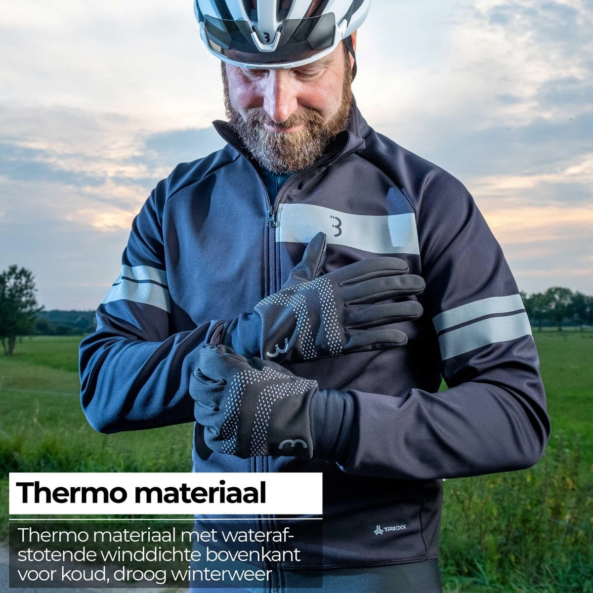 BBB Cycling RaceShield WB 2.0 Fietshandschoenen Winter - Fiets Handschoenen Touchscreen - Winddicht - Zwart - Maat XL 7 BBB Cycling RaceShield WB 2.0 Fietshandschoenen Winter - Fiets Handschoenen Touchscreen - Winddicht - Zwart - Maat XL - Afbeelding 5