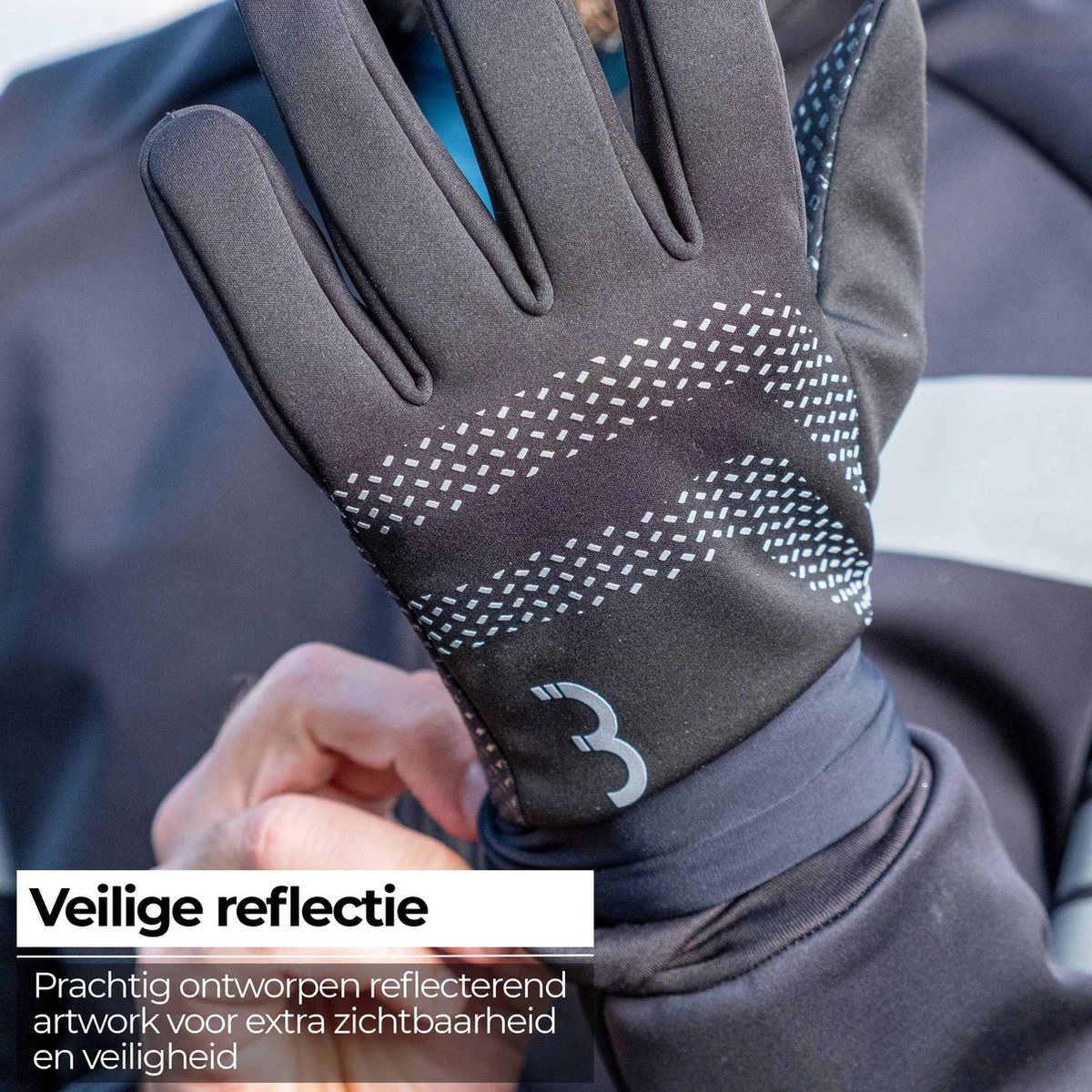 BBB Cycling RaceShield WB 2.0 Fietshandschoenen Winter - Fiets Handschoenen Touchscreen - Winddicht - Zwart - Maat XL 10 BBB Cycling RaceShield WB 2.0 Fietshandschoenen Winter - Fiets Handschoenen Touchscreen - Winddicht - Zwart - Maat XL - Afbeelding 8