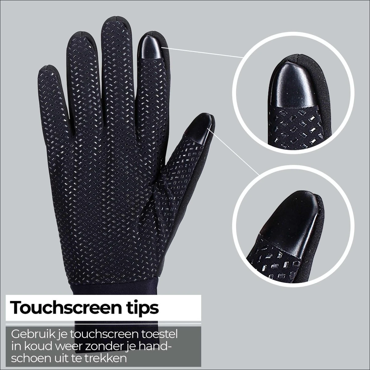 BBB Cycling RaceShield WB 2.0 Fietshandschoenen Winter - Fiets Handschoenen Touchscreen - Winddicht - Zwart - Maat XL 11 BBB Cycling RaceShield WB 2.0 Fietshandschoenen Winter - Fiets Handschoenen Touchscreen - Winddicht - Zwart - Maat XL - Afbeelding 9
