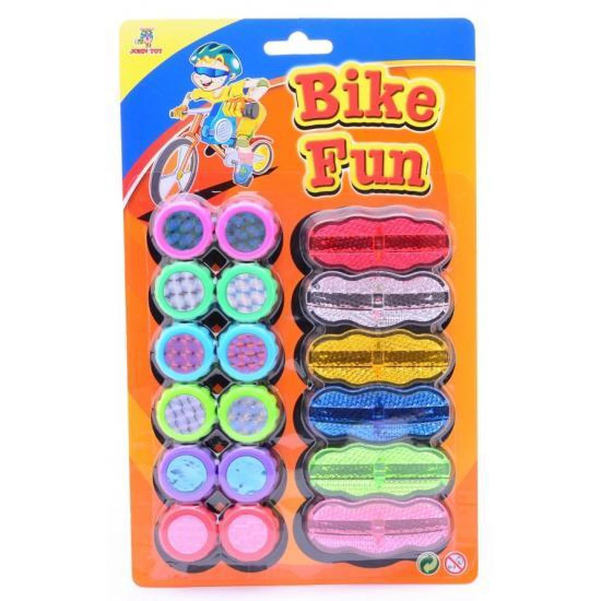 Merkloos 2x Spaakreflectoren Bike Fun - Fiets Accessoires Voor Kinderen - Reflectoren 4 Merkloos 2x Spaakreflectoren Bike Fun - Fiets Accessoires Voor Kinderen - Reflectoren - Afbeelding 2