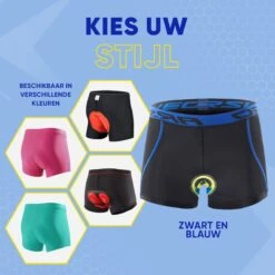 Fietsonderbroek Dames Heren Met Zeem - Fietsbroek - Fietsondergoed - Wielerbroek - XL -BOl Winkel 1200x1200 138