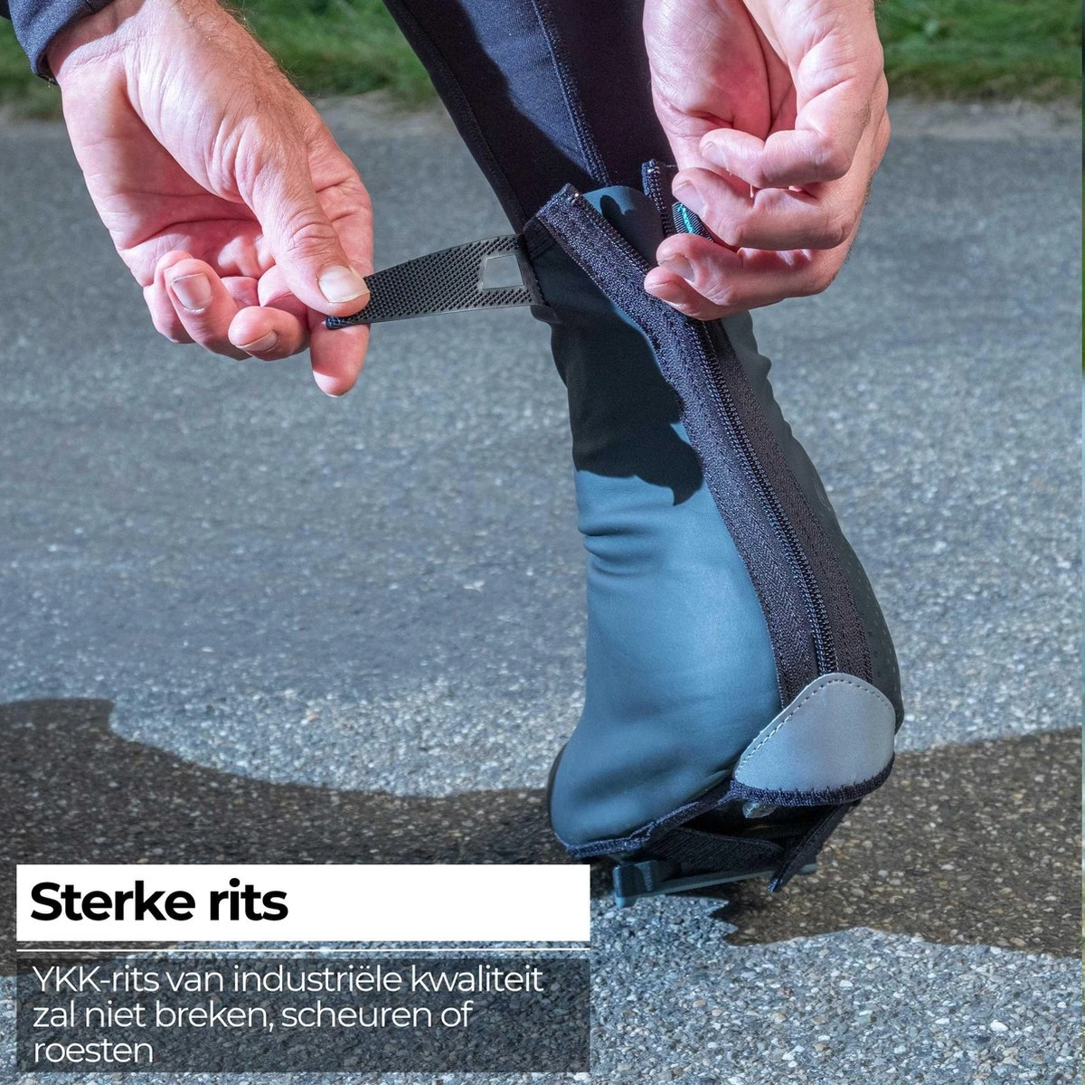 BBB Cycling WaterFlex 3.0 Overschoenen Fiets - Racefiets En Mountainbike Overschoen - Waterbestendig - Zwart - Maat 45/46 5 BBB Cycling WaterFlex 3.0 Overschoenen Fiets - Racefiets En Mountainbike Overschoen - Waterbestendig - Zwart - Maat 45/46 - Afbeelding 3