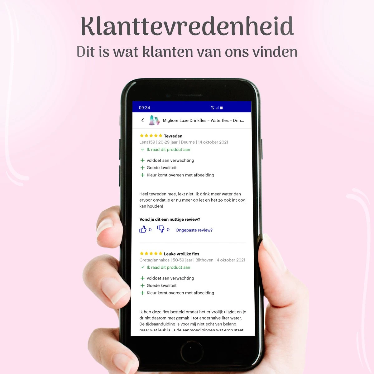 Migliore - Bidon 1 Liter - Met Rietje - BPA Vrij - Sport - Ook In 600 Ml En 2 Liter 5 Migliore - Bidon 1 Liter - Met Rietje - BPA Vrij - Sport - Ook In 600 Ml En 2 Liter - Afbeelding 3