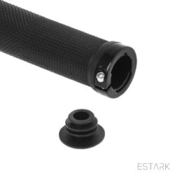 ESTARK® - Fietshandvatten - Lock-On - Handvatten - Universeel - Fiets – Mountainbike – Professioneel - Grips - Extra Grip – Fietshandvaten -Handvaten - Handig Te Monteren - Anti-slip – Fietsen – Stuur – Bikegrips – Lock-on Aanspanbaar - Zwart - LO-zw -BOl Winkel 1200x1200 276