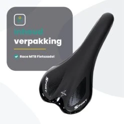 Voltano Race / MTB Fietszadel - Zwart - Unisex - Mountainbike Zadel - Stevig En Licht -BOl Winkel 1200x1200 32