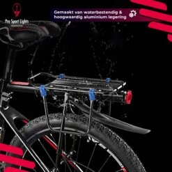 Mountainbike Bagagedrager En Spatbord - Fiets Rek Achter Met QR - Pro Sport Lights - MTB/ Racefiets Fietszadeldrager -BOl Winkel 1200x1200 330