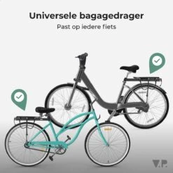 V.P.®Quick Release Bagagedrager Fiets – Opzetdrager & Bagagedrager Mountainbike – Mountainbike Accesoires Bagagedragerplaat – Bagagedrager – Bagagedragers -BOl Winkel 1200x1200 351