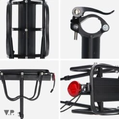 V.P.®Quick Release Bagagedrager Fiets – Opzetdrager & Bagagedrager Mountainbike – Mountainbike Accesoires Bagagedragerplaat – Bagagedrager – Bagagedragers -BOl Winkel 1200x1200 356