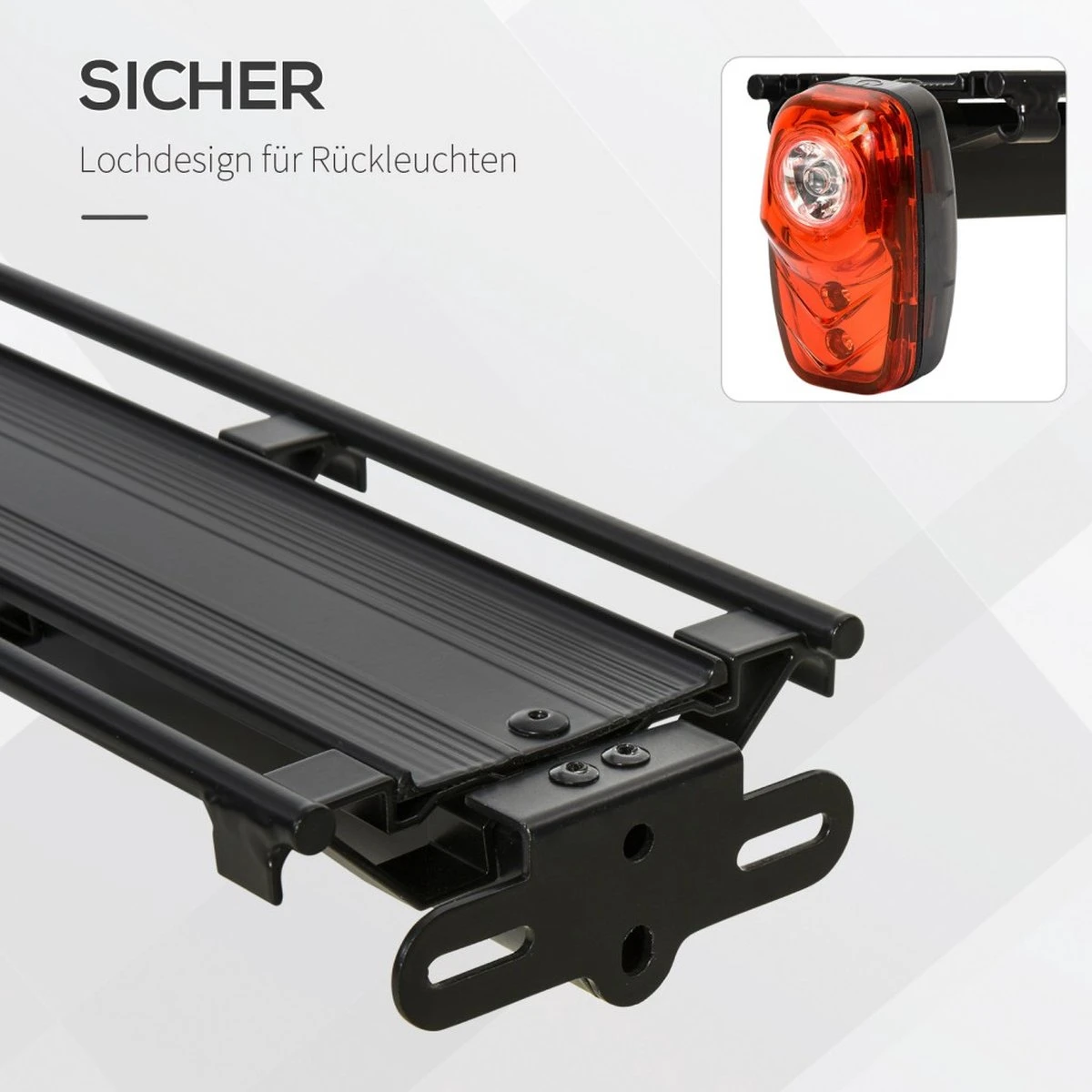 Merkloos Universele Fiets Bagagedrager - Voor Achterop Zadelpen Mountainbike/MTB/Racefiets - Achter Bagage Drager Rek - Met Quick Release Fietsframe Bevestiging - Bagagerek - Lichtgewicht Aluminium - Zwart 8 Merkloos Universele Fiets Bagagedrager - Voor Achterop Zadelpen Mountainbike/MTB/Racefiets - Achter Bagage Drager Rek - Met Quick Release Fietsframe Bevestiging - Bagagerek - Lichtgewicht Aluminium - Zwart - Afbeelding 6