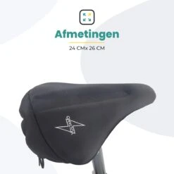 Voltano Luxe Gel Zadelhoes Fiets – Zwart – Met Uitsparing – Brede Fietszadels - 100% Waterdicht - Universele Zadeldek -BOl Winkel 1200x1200 517