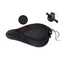 Merkloos 3D Fiets Zadelhoes - Cover - Overtrek - Uniseks - One Size - Volwassenen - Beschermkussen - Zwart -BOl Winkel 1200x1200 527