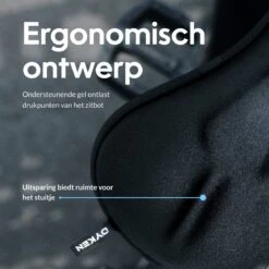 Dyken Zadelhoes Fiets Gel - Zadeldek - Universele Fietszadelhoes - Brede Zadels - Zwart -BOl Winkel 1200x1200 540