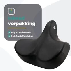 Voltano City XXXL Fietszadel – Unisex Extra Breed Fietszadel – Tegen Zadelpijn – 100% Waterdicht – Incl. Gratis Zadelstrop - Zwart 25 Voltano City XXXL Fietszadel – Unisex Extra Breed Fietszadel – Tegen Zadelpijn – 100% Waterdicht – Incl. Gratis Zadelstrop - Zwart -BOl Winkel 1200x1200 644