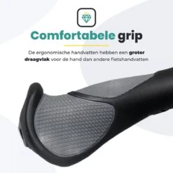 Voltano Ergonomisch Gevormde Fiets Handvatten - Handvat Eenvoudig En Stevig Vastzetten Met Imbus - Inclusief Bevestigingsmateriaal - Anti Plak Coating - Verhoogde Grip Fietshandvatten -BOl Winkel 1200x1200 709