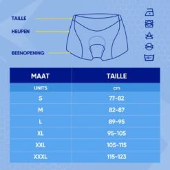 Fietsonderbroek Dames Heren Met Zeem - Fietsbroek - Fietsondergoed - Wielerbroek - 3XL -BOl Winkel 1200x1200 71