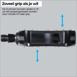 BBB Cycling MountainHigh Set Fietspedalen MTB - Platformpedalen - Antislip Mountainbike Pedalen - Mat Zwart - BPD-32 -BOl Winkel 1200x1200 717