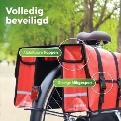 Ekostar® Online Shopping - Fietstassen Dubbel - Waterdicht - Fietstas - 46 Liter – Rood – Fietstassen Elektrische Fietsen -BOl Winkel 1200x1200 834