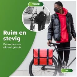 Ekostar® Online Shopping - Fietstassen Dubbel - Waterdicht - Fietstas - 46 Liter – Rood – Fietstassen Elektrische Fietsen -BOl Winkel 1200x1200 835