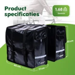 Ekostar® Online Shopping - Fietstassen Dubbel - Fietstas - Waterdicht - 46 L - Zwart - Fietstassen Elektrische Fietsen -BOl Winkel 1200x1200 847