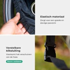 Merkloos Fietshoes Voor 2 Fietsen - Fietshoes Waterdicht - XL - Incl. Gratis Zakje & Zadelhoes -BOl Winkel 1200x1200 892