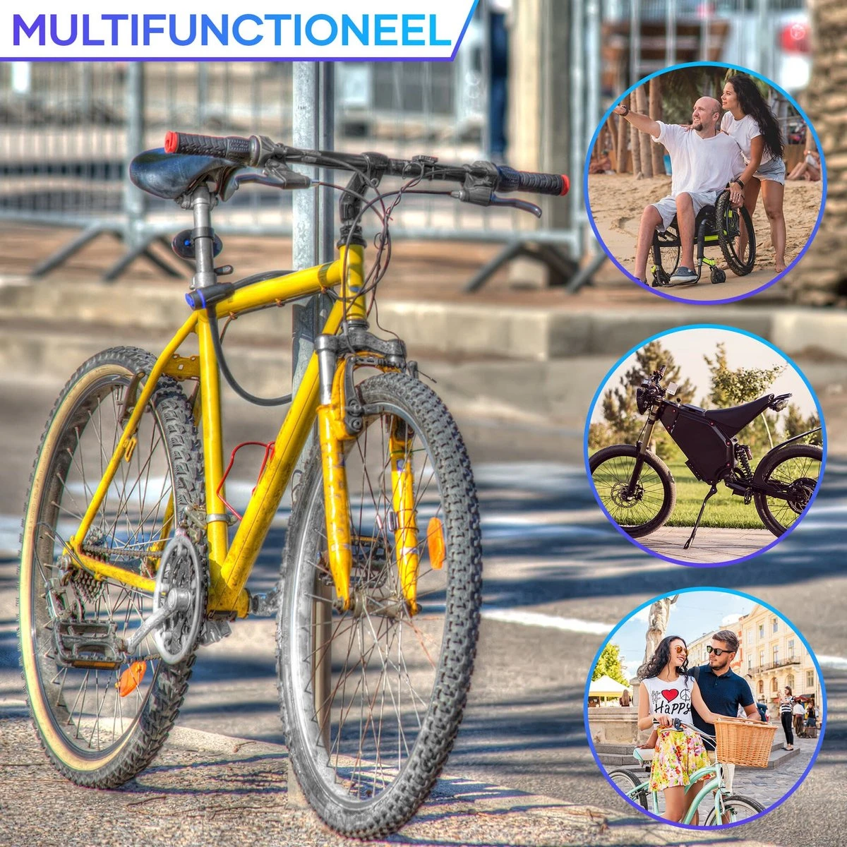 ICruise® - Fietsslot - Kabelslot - Cijferslot - Slot - Voor Fietsen En Elektrische Steps 8 ICruise® - Fietsslot - Kabelslot - Cijferslot - Slot - Voor Fietsen En Elektrische Steps - Afbeelding 6