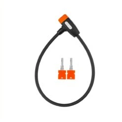 Xolid Kabelslot Met 2x Sleutel - [Kinderfiets] Compact (Kort) Fietsslot Uit Stevige Staalkabel - Gebruik Slot Met Fiets - Alternatief Voor Ketting Ringslot Cijferslot Vouwslot Beugelslot - Lengte 65CM Dikte 10MM - Zwart Oranje -BOl Winkel 1200x1200 945