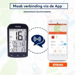 Cycplus® Draadloze & Waterbestendige Fietscomputer - Datavisualisatie D.m.v Bluetooth - Fiets GPS - Extra Groot Scherm - Zwart 16 Cycplus® Draadloze & Waterbestendige Fietscomputer - Datavisualisatie D.m.v Bluetooth - Fiets GPS - Extra Groot Scherm - Zwart -BOl Winkel 1200x1200 95