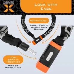 Xolid Kettingslot Fiets - Grijs Fietsslot Ketting - Slot 90CM -BOl Winkel 1200x1200 967