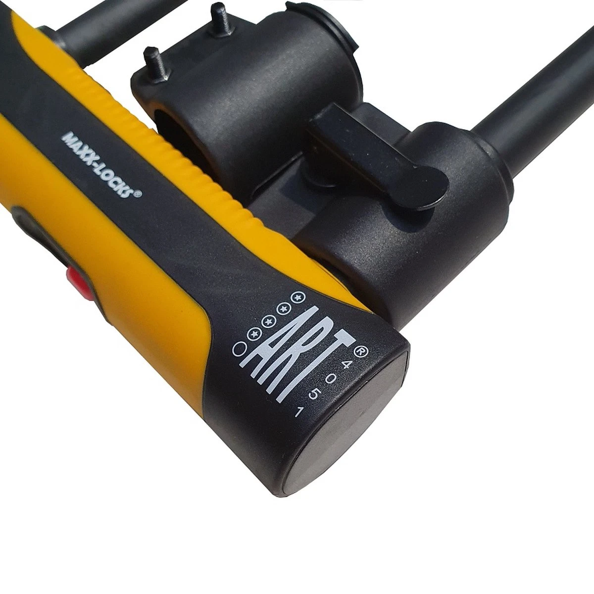 Maxx-Locks Raglan Beugelslot / Fietsslot / Motorslot / Scooterslot ART 4 - Geel - 32 Cm 7 Maxx-Locks Raglan Beugelslot / Fietsslot / Motorslot / Scooterslot ART 4 - Geel - 32 Cm - Afbeelding 5