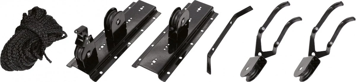 Dresco Fietslift - Max 20 Kg - Zwart 9 Dresco Fietslift - Max 20 Kg - Zwart - Afbeelding 7