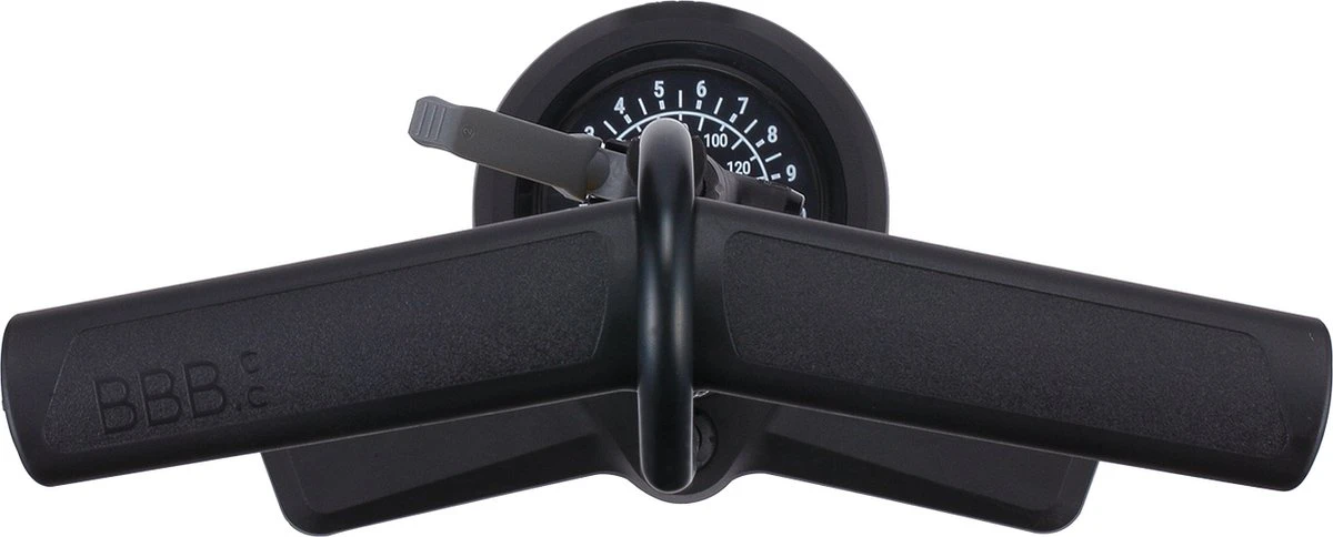 BBB Cycling AirBoost Fietspomp Met Drukmeter - Fiets Pomp Racefiets En Mountainbike - Voetpomp 11 Bar - Zwart - BFP-28 4 BBB Cycling AirBoost Fietspomp Met Drukmeter - Fiets Pomp Racefiets En Mountainbike - Voetpomp 11 Bar - Zwart - BFP-28 - Afbeelding 2