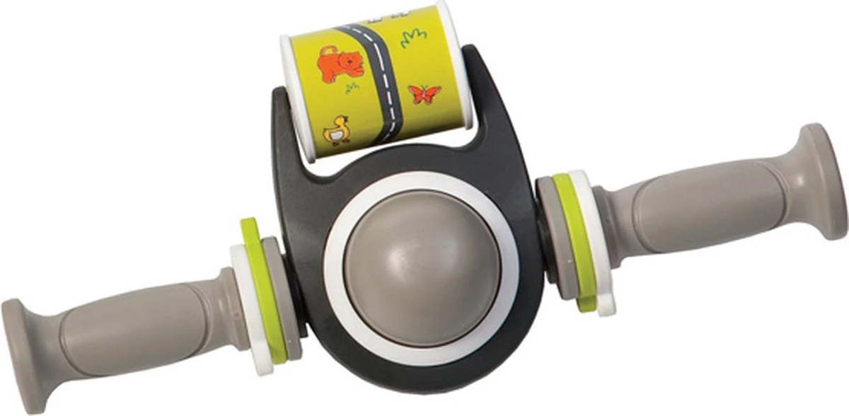 Duodeel Qibbel Toybar Met Grijze Handvatten - GRIJS 3 Duodeel Qibbel Toybar Met Grijze Handvatten - GRIJS