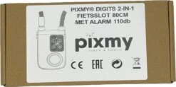 PIXMY® - 2-in-1 Fietsslot 80cm Met Alarm - Fietsslot Ketting Cijferslot Kettingslot - Fietsalarm 110db - Scooteralarm Scooterslot -BOl Winkel 1200x598 3