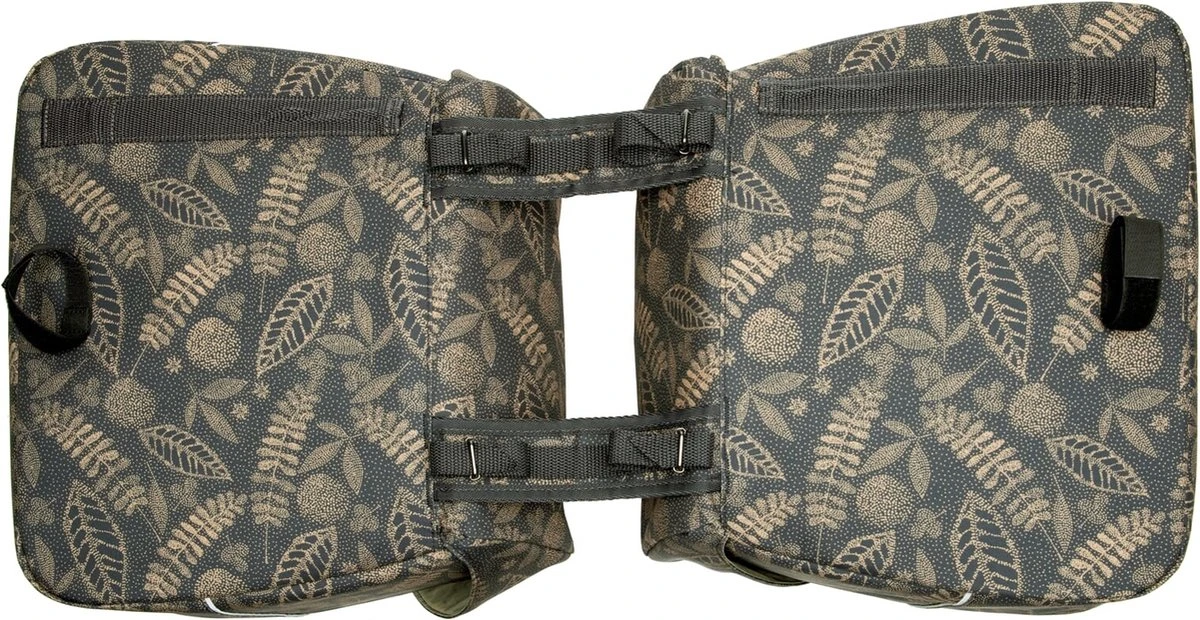 New Looxs Forest Joli Dubbele Fietstas - 37 Liter - Antraciet 13 New Looxs Forest Joli Dubbele Fietstas - 37 Liter - Antraciet - Afbeelding 11