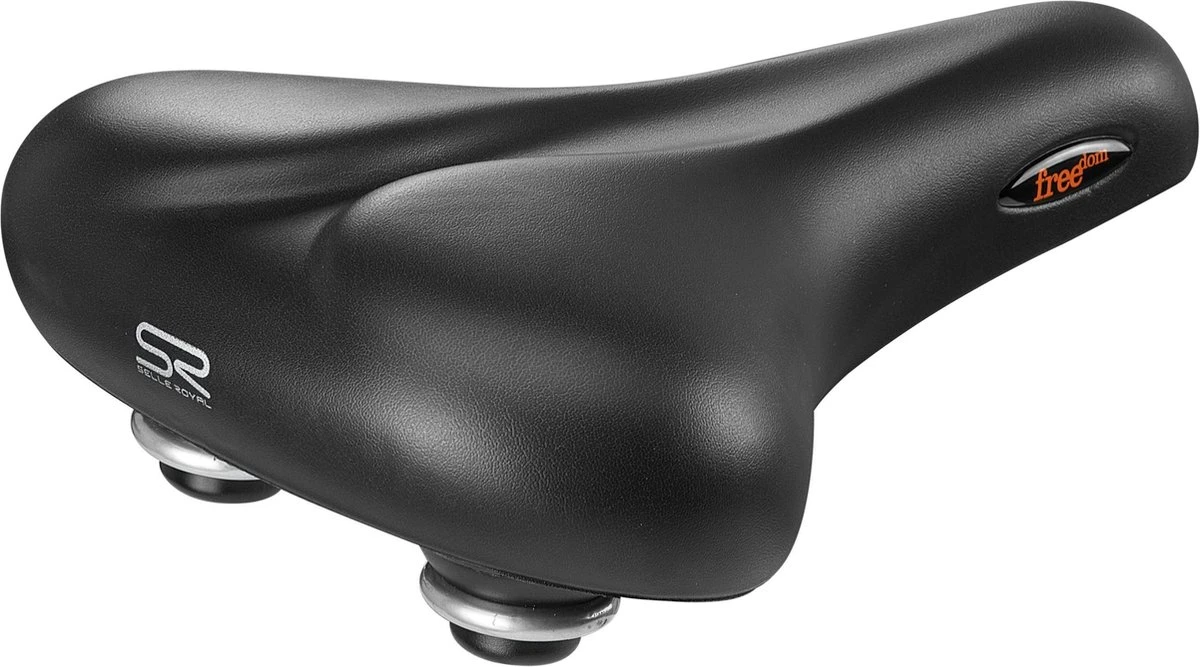Selle Royal - Heren Fietszadel Freedom - Zwart 3 Selle Royal - Heren Fietszadel Freedom - Zwart
