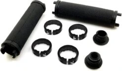ESTARK® - Fietshandvatten - Lock-On - Handvatten - Universeel - Fiets – Mountainbike – Professioneel - Grips - Extra Grip – Fietshandvaten -Handvaten - Handig Te Monteren - Anti-slip – Fietsen – Stuur – Bikegrips – Lock-on Aanspanbaar - Zwart - LO-zw -BOl Winkel 1200x699