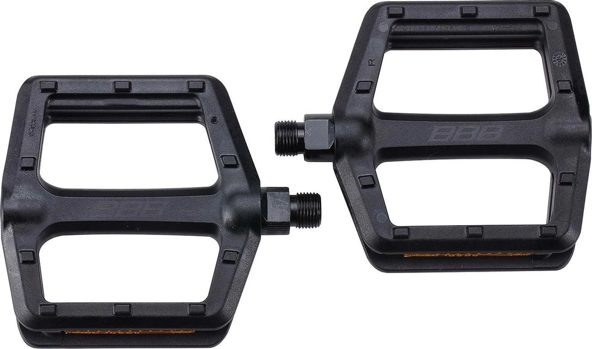 BBB Cycling TrailRide MTB & E-Bike Set Fietspedalen - Platformpedalen - Antislip Reflector Pedalen - Zwart - BPD-35 5 BBB Cycling TrailRide MTB & E-Bike Set Fietspedalen - Platformpedalen - Antislip Reflector Pedalen - Zwart - BPD-35 - Afbeelding 3