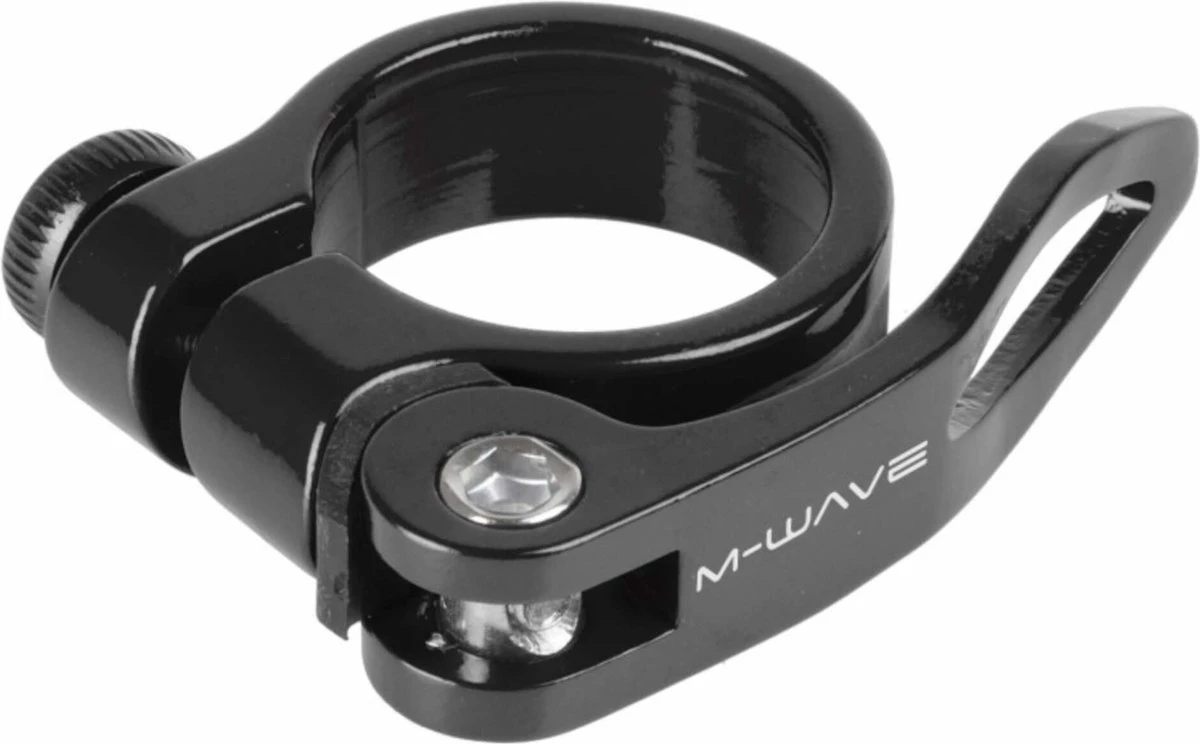 M-Wave Zadelpenklem Met Snelspanner - Ø 31.8 Mm - Zwart 6 M-Wave Zadelpenklem Met Snelspanner - Ø 31.8 Mm - Zwart - Afbeelding 4