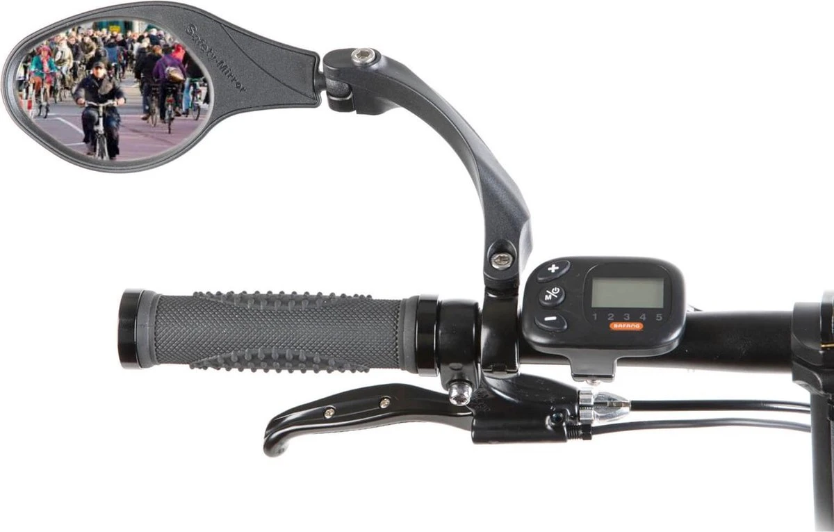 Mirage Fietsspiegel - Verstelbaar - Stuurbevestiging 22.2 Mm - Zwart 7 Mirage Fietsspiegel - Verstelbaar - Stuurbevestiging 22.2 Mm - Zwart - Afbeelding 5