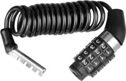 Helmslot Met Cijfercombinatie - Fietshelm Slot - Scooterhelm Slot - Motorhelm Slot - Zwart