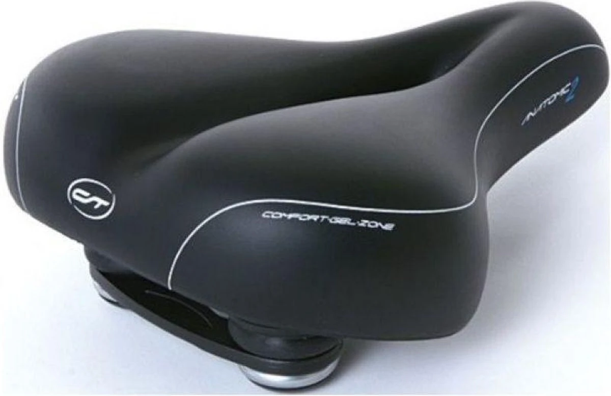 Contec City Tour Anatomic 2 Fietszadel - Heren - Waterdicht - Zwart 3 Contec City Tour Anatomic 2 Fietszadel - Heren - Waterdicht - Zwart