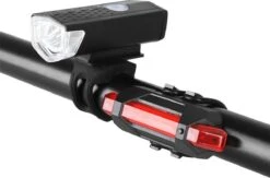 Merkloos Fietsverlichting Usb Oplaadbaar - LED - Lampen Set - Voor & Achter - Mountainbike - Racefiets - Fiets -BOl Winkel 1200x793